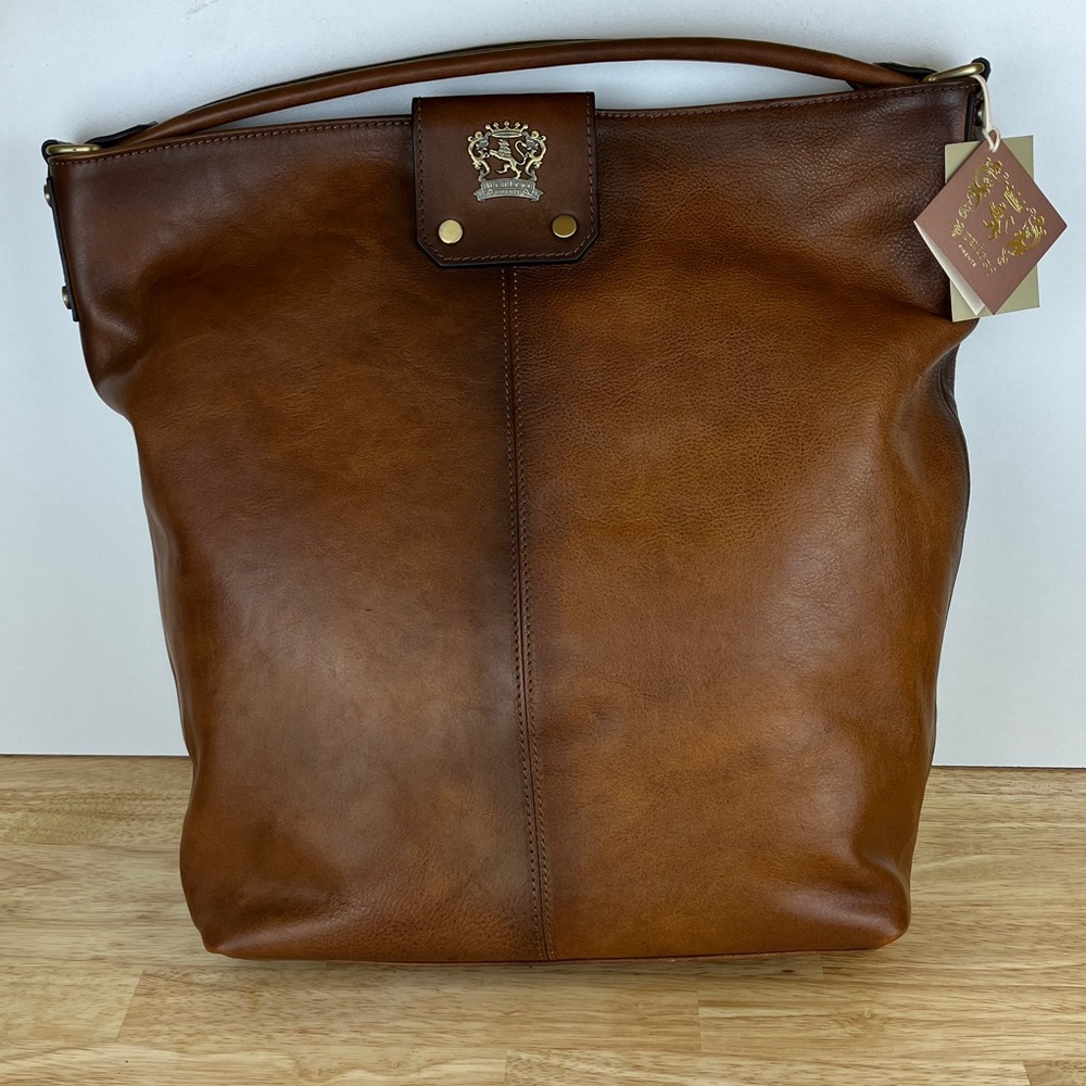 Pratesi Firenze Leather Shoulder Bag Sant'Ellero NWT - Picture 2 of 16